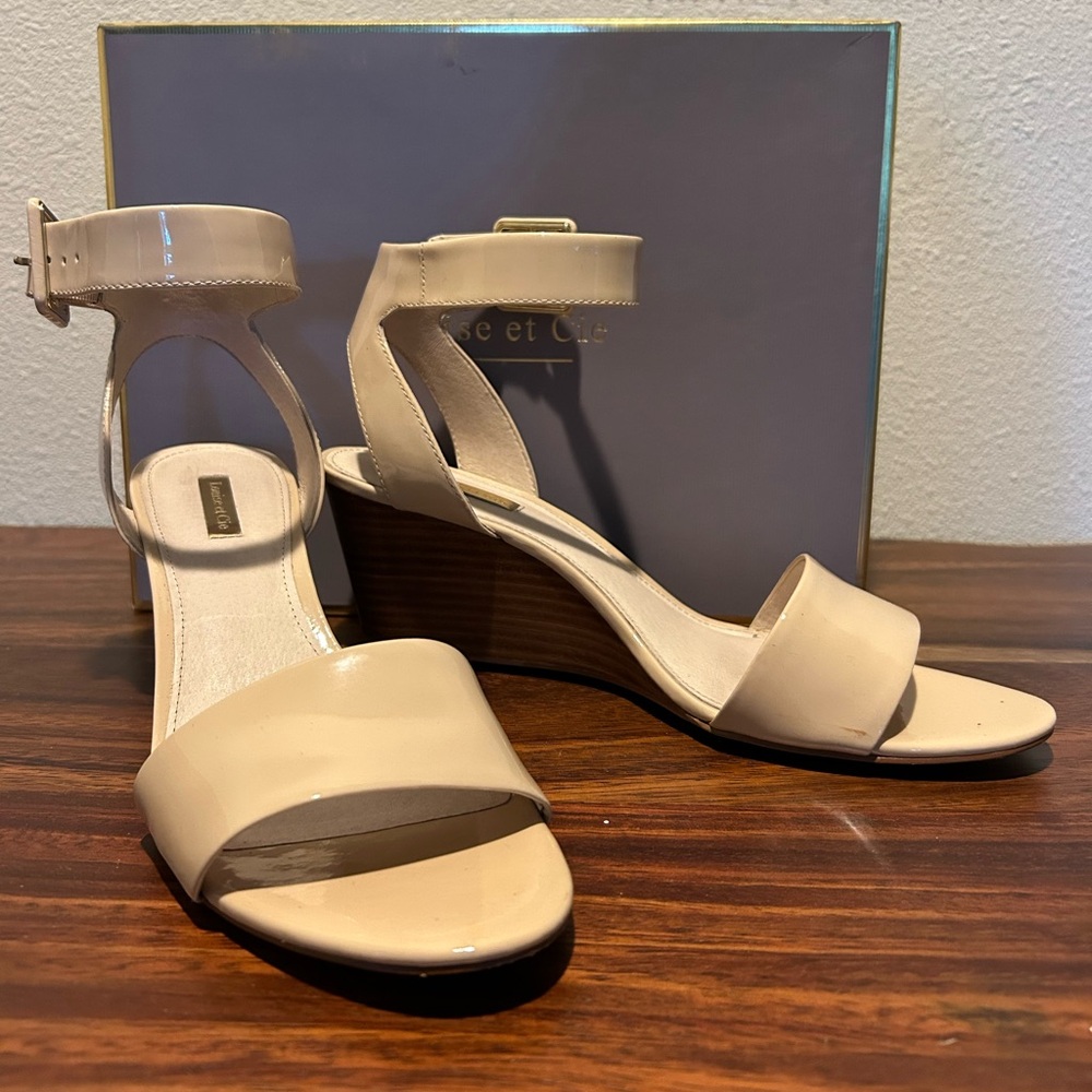 Louise et Cie Soft Cow Patent Sandals